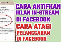 Cara Mengaktifkan Iklan In Stream Facebook