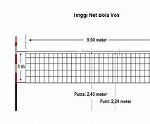 Net Voli Berapa Meter